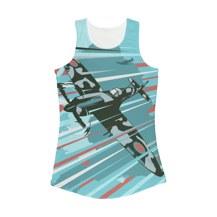 VIRGIN TEEZ Women Tank top White / XS Spitfire Women Performance Tank Top