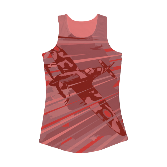 VIRGIN TEEZ Women Tank top Electric Pink / XS Spitfire Women Performance Tank Top