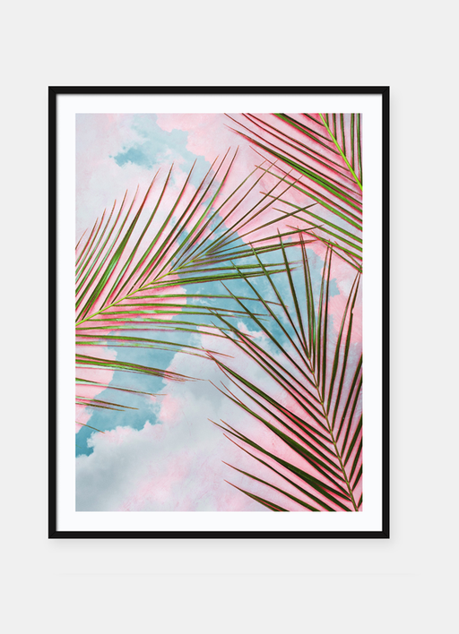 LUVD Framed Art Prints Spring Leafs  Frame