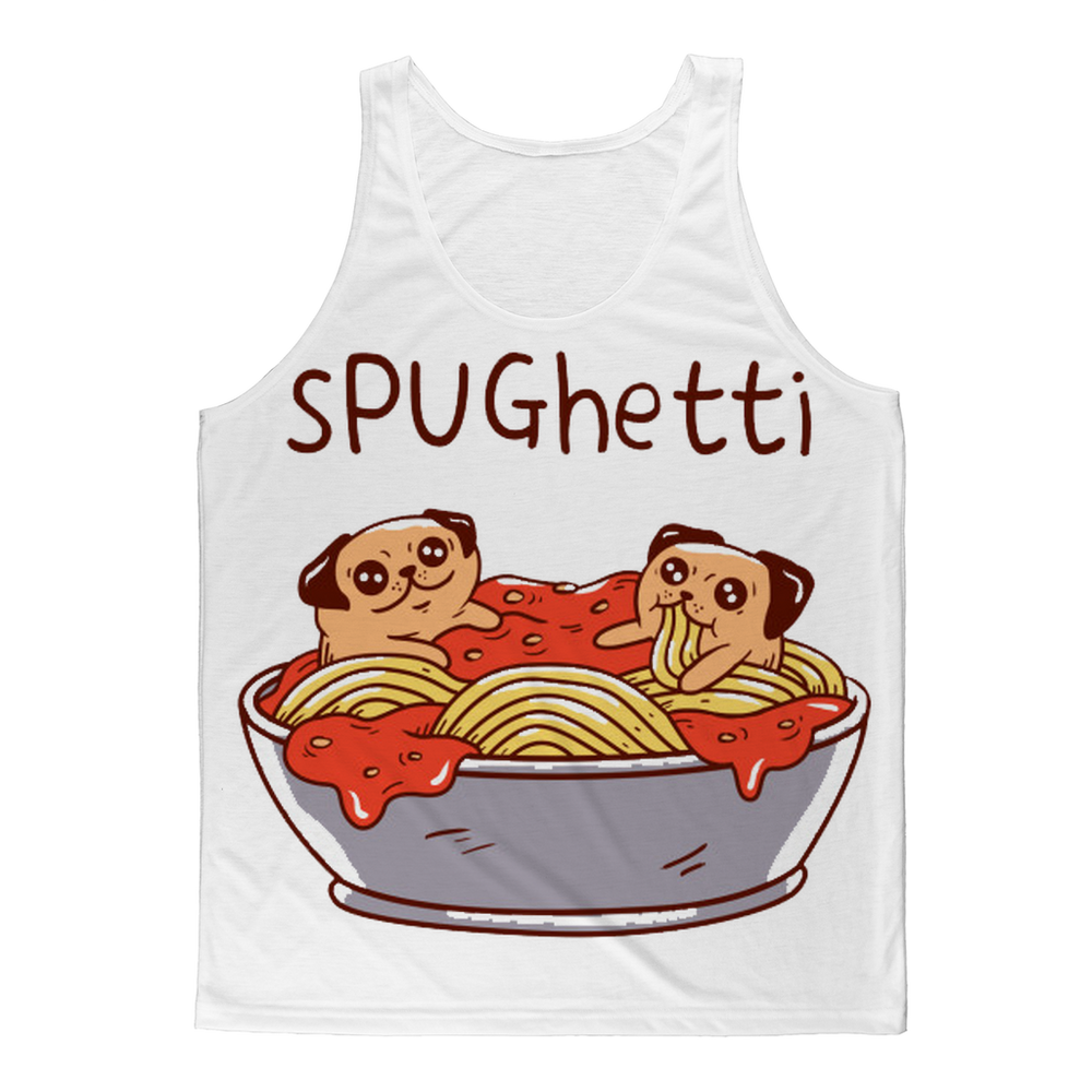VIRGIN TEEZ Tank Top XS sPUGhetti Classic Sublimation Adult Tank Top