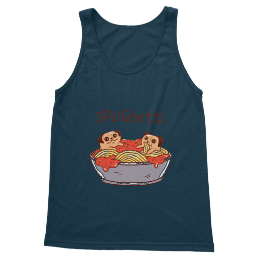 VIRGIN TEEZ Women Tank top Navy / S sPUGhetti Classic Women's Tank Top