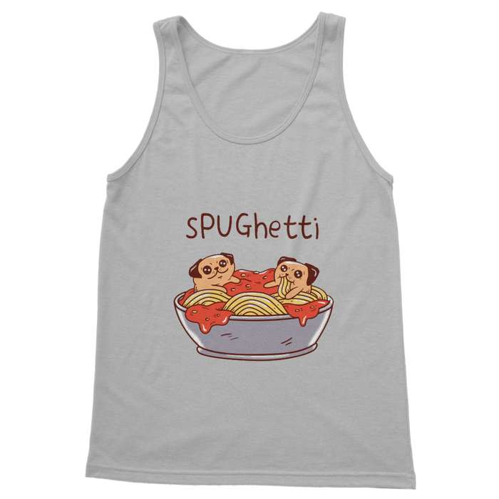VIRGIN TEEZ Women Tank top Light Grey / S sPUGhetti Classic Women's Tank Top