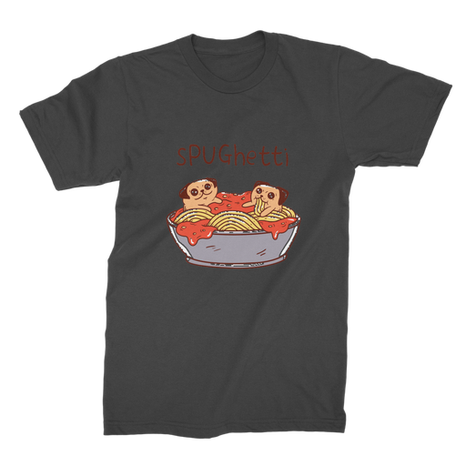 VIRGIN TEEZ Men T-Shirts Black / Male / S sPUGhetti Premium Jersey Men's T-Shirt