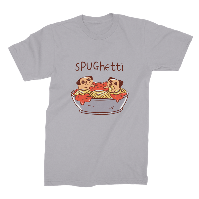 VIRGIN TEEZ Men T-Shirts Light Grey / Male / S sPUGhetti Premium Jersey Men's T-Shirt