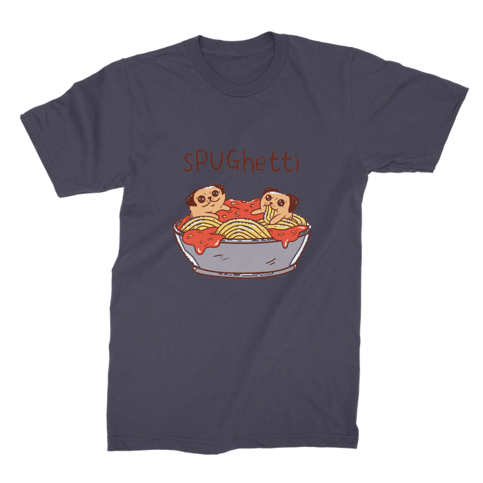 VIRGIN TEEZ Men T-Shirts Navy / Male / S sPUGhetti Premium Jersey Men's T-Shirt