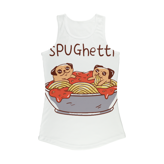 VIRGIN TEEZ Women Tank top White / XS sPUGhetti Women Performance Tank Top