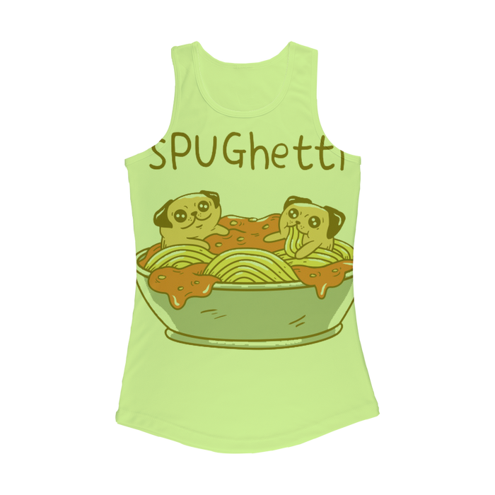 VIRGIN TEEZ Women Tank top Electric Green / XS sPUGhetti Women Performance Tank Top