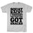 GYM FIT T-SHIRT SQUAT RACK I THOUGHT YOU GREY  T-SHIRT