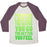 Virgin Teez  Baseball Tee Unisex Tri-Blend Baseball Tee / small / Oatmeal / Maroon SQUATS ARE LIKE SEX UNISEX TRI-BLEND BASEBALL TEE