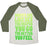 Virgin Teez  Baseball Tee Unisex Tri-Blend Baseball Tee / small / Oatmeal / Moss SQUATS ARE LIKE SEX UNISEX TRI-BLEND BASEBALL TEE