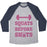 Virgin Teez  Baseball Tee Unisex Tri-Blend Baseball Tee / small / Athletic Gray / Navy SQUATS BEFORE SHOTS UNISEX TRI-BLEND BASEBALL TEE