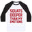 Virgin Teez  Baseball Tee Unisex Classic Baseball Tee / x-small / White/Black SQUATS DEEPER THAN MY EMOTIONS UNISEX CLASSIC BASEBALL TEE