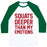 Virgin Teez  Baseball Tee Unisex Classic Baseball Tee / x-small / White/Dark Green SQUATS DEEPER THAN MY EMOTIONS UNISEX CLASSIC BASEBALL TEE