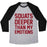 Virgin Teez  Baseball Tee Unisex Tri-Blend Baseball Tee / small / Athletic Gray / Black SQUATS DEEPER THAN MY EMOTIONS UNISEX TRI-BLEND BASEBALL TEE