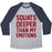 Virgin Teez  Baseball Tee Unisex Tri-Blend Baseball Tee / small / Athletic Gray / Navy SQUATS DEEPER THAN MY EMOTIONS UNISEX TRI-BLEND BASEBALL TEE