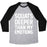 Virgin Teez  Baseball Tee Unisex Tri-Blend Baseball Tee / small / Athletic Gray / Black SQUATS DEEPER THAN MY EMOTIONS UNISEX TRI-BLEND BASEBALL TEE