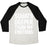 Virgin Teez  Baseball Tee Unisex Tri-Blend Baseball Tee / small / Oatmeal / Black SQUATS DEEPER THAN MY EMOTIONS UNISEX TRI-BLEND BASEBALL TEE