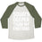 Virgin Teez  Baseball Tee Unisex Tri-Blend Baseball Tee / small / Oatmeal / Moss SQUATS DEEPER THAN MY EMOTIONS UNISEX TRI-BLEND BASEBALL TEE