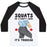 Virgin Teez  Baseball Tee Unisex Classic Baseball Tee / x-small / White/Black SQUATS DO A BOOTY GOOD IT'S TRUDEAU UNISEX CLASSIC BASEBALL TEE