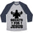 Virgin Teez  Baseball Tee Unisex Tri-Blend Baseball Tee / small / Athletic Gray / Navy SQUATS FOR JESUS UNISEX TRI-BLEND BASEBALL TEE
