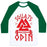 Virgin Teez  Baseball Tee Unisex Classic Baseball Tee / x-small / White/Dark Green SQUATS FOR ODIN UNISEX CLASSIC BASEBALL TEE