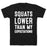 GYM FIT T-SHIRT SQUATS LOWER THAN MY EXPECTATIONS T-SHIRT