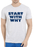 Virgin Teez T-shirt Start With Why Half Sleeves Melange T-shirt