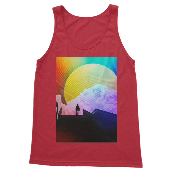VIRGIN TEEZ Women Tank top Red / S Steps Classic Women's Tank Top
