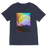 VIRGIN TEEZ Men T-Shirts Navy / Unisex / S Steps Premium V-Neck T-Shirt