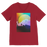 VIRGIN TEEZ Men T-Shirts Red / Unisex / S Steps Premium V-Neck T-Shirt