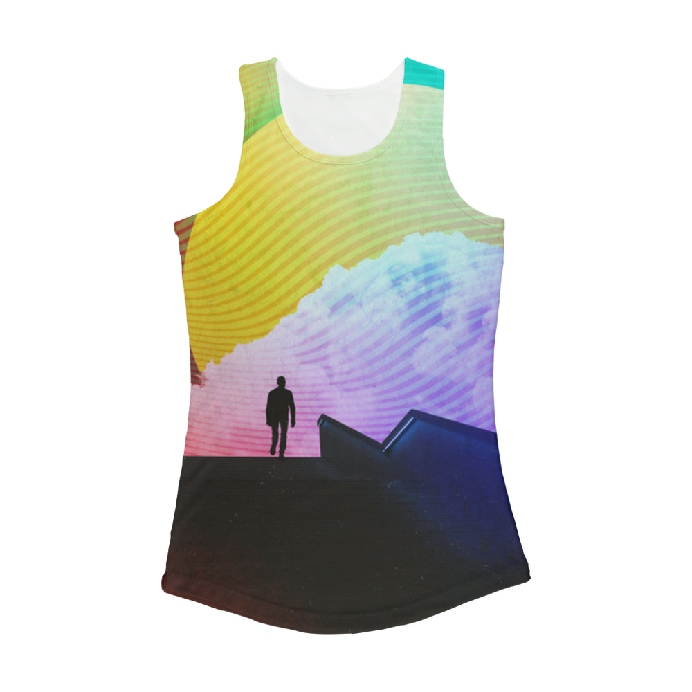 VIRGIN TEEZ Women Tank top White / XS Steps Women Performance Tank Top