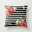 The Pillow pillows Stripes Floral Cushion/Pillow