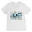 VIRGIN TEEZ Men T-Shirts White / Unisex / S SU-27 Flanker digital painting Premium V-Neck T-Shirt