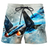 VIRGIN TEEZ Shorts SU-27 Flanker digital painting Shorts