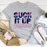Suck It Up Buttercup Floral Tee