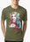 M Nidal Khan T-shirt SMALL / Green Suicide Squad Harley Quin Half Sleeves Melange T-shirt