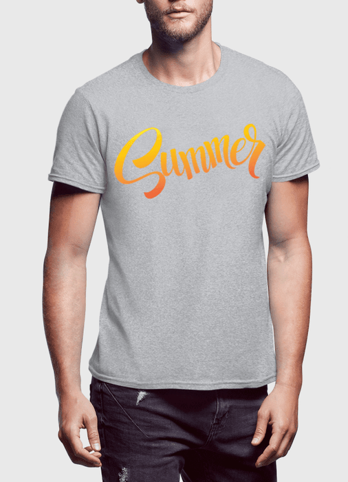 Aneeq Arshad T-shirt SMALL / Gray Summer Half Sleeves T-shirt
