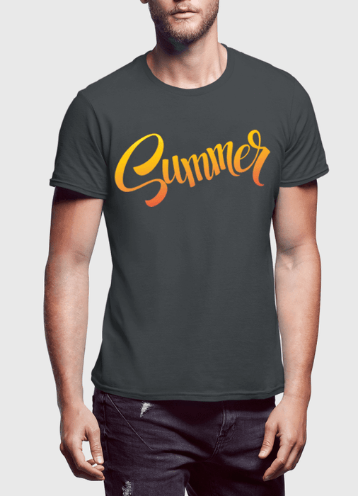Aneeq Arshad T-shirt SMALL / Charcoal Summer Half Sleeves T-shirt
