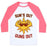 Virgin Teez  Baseball Tee Unisex Classic Baseball Tee / x-small / White/Neon Pink SUN'S OUT GUNS OUT UNISEX CLASSIC BASEBALL TEE