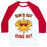 Virgin Teez  Baseball Tee Unisex Classic Baseball Tee / x-small / White/Red SUN'S OUT GUNS OUT UNISEX CLASSIC BASEBALL TEE