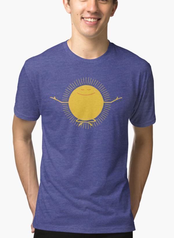 Ali Naqvi T-SHIRT Sun Worshipper Purple T-shirt