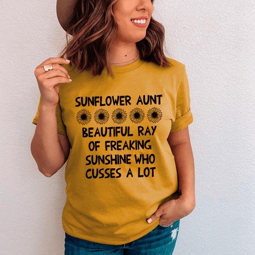 Sunflower Aunt T-Shirt