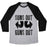 Virgin Teez  Baseball Tee Unisex Tri-Blend Baseball Tee / small / Athletic Gray / Black SUNS OUT, GUNS OUT (TANK) UNISEX TRI-BLEND BASEBALL TEE