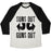 Virgin Teez  Baseball Tee Unisex Tri-Blend Baseball Tee / small / Oatmeal / Black SUNS OUT, GUNS OUT (TANK) UNISEX TRI-BLEND BASEBALL TEE