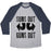 Virgin Teez  Baseball Tee Unisex Tri-Blend Baseball Tee / small / Athletic Gray / Navy SUNS OUT, GUNS OUT (TANK) UNISEX TRI-BLEND BASEBALL TEE