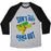 Virgin Teez  Baseball Tee Unisex Tri-Blend Baseball Tee / small / Athletic Gray / Black SUNS OUT, GUNS OUT UNISEX TRI-BLEND BASEBALL TEE