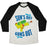Virgin Teez  Baseball Tee Unisex Tri-Blend Baseball Tee / small / Oatmeal / Black SUNS OUT, GUNS OUT UNISEX TRI-BLEND BASEBALL TEE