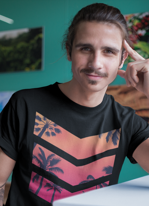 Virgin Teez T-SHIRT SMALL Sunset T-shirt