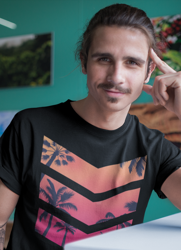 Virgin Teez T-SHIRT SMALL Sunset T-shirt