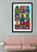 LUVD Framed Art Prints Super Pop Frame
